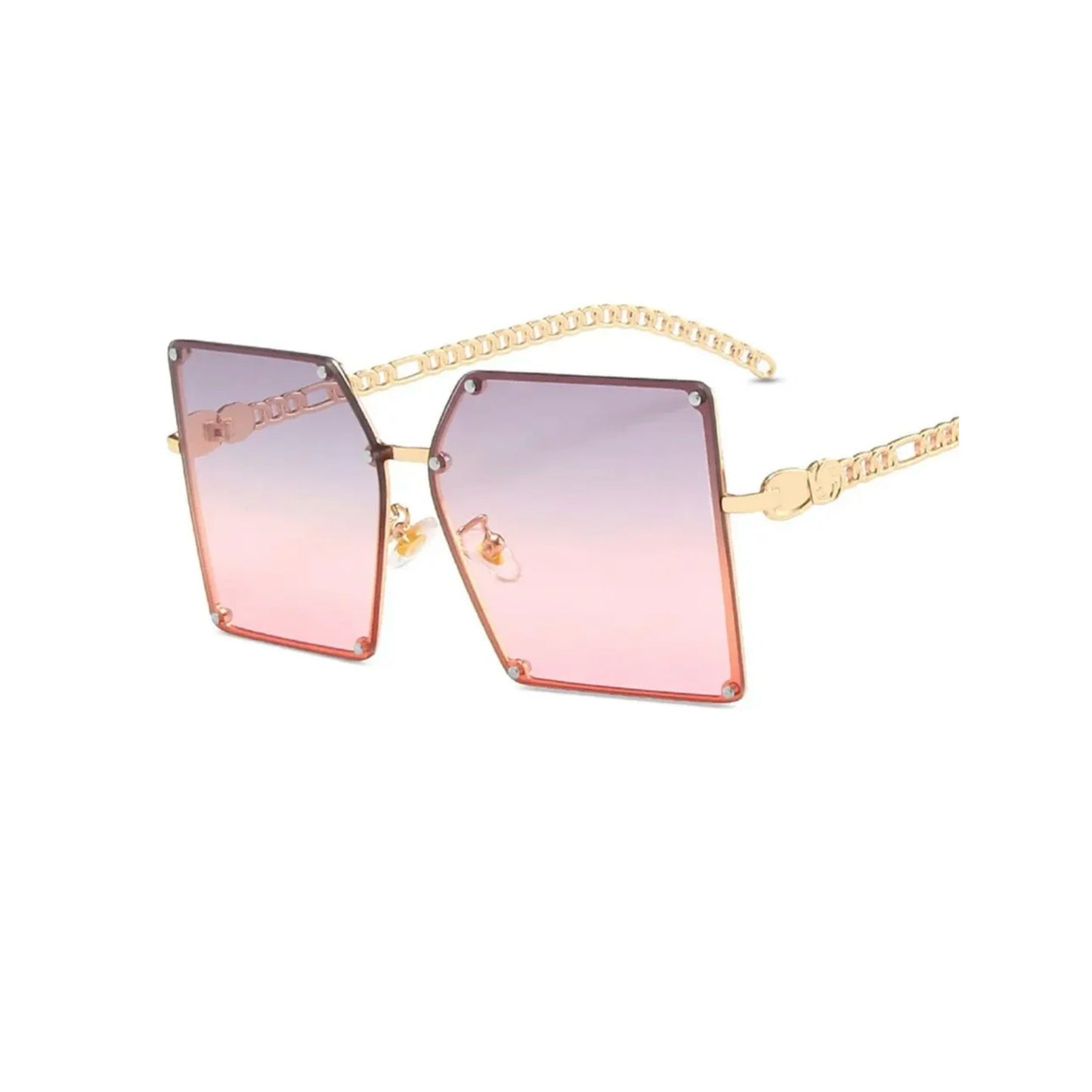 Gold/Gray/Pink Sunglasses